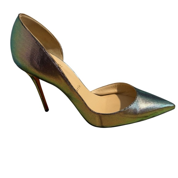 Christian Louboutin Iridescent Heels | Very Good Condition - Picture 5 of 14